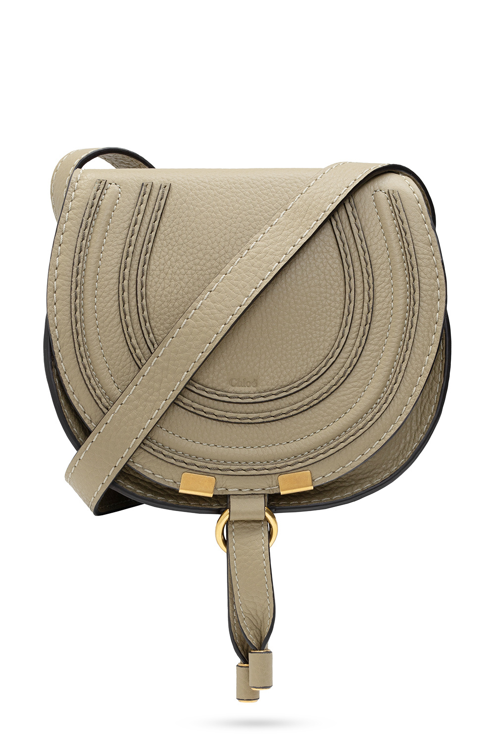 Chloé 'chloe marcie leather trimmed straw shoulder bag